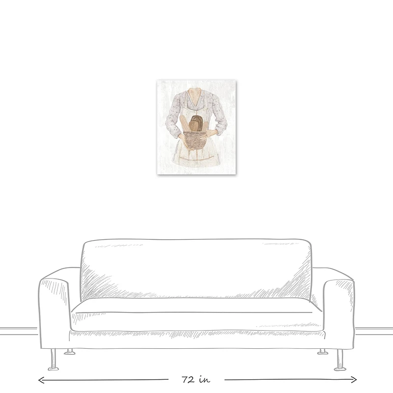 Bread Baker 20" x 24" Canvas Wall Art