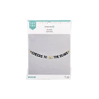 6ft. Black & Gold All The Years Banner by Celebrate It™