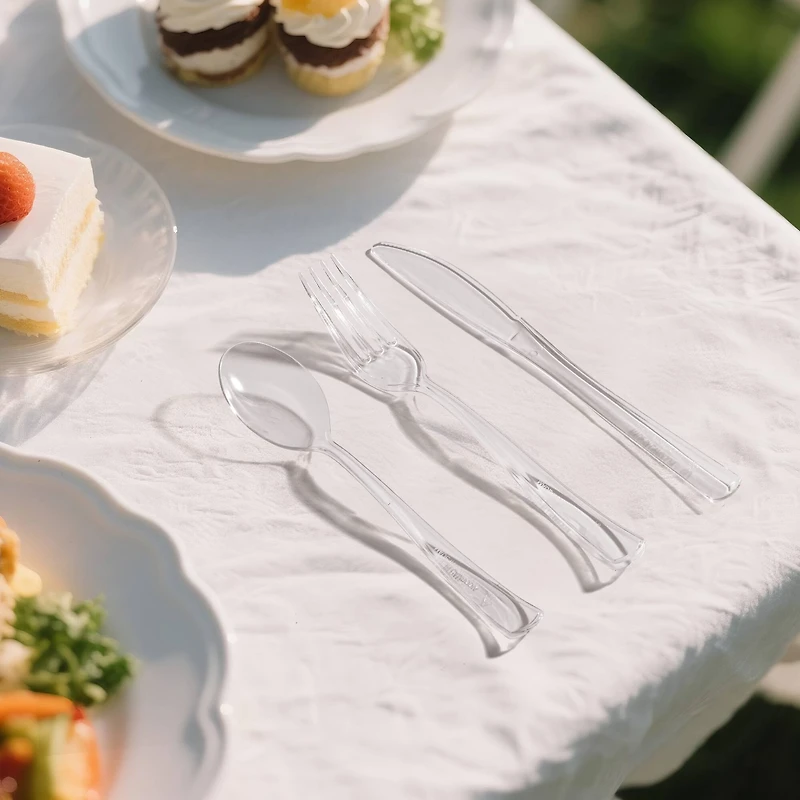 Clear Plastic Cutlery Value Pack, 120ct. by Celebrate It™