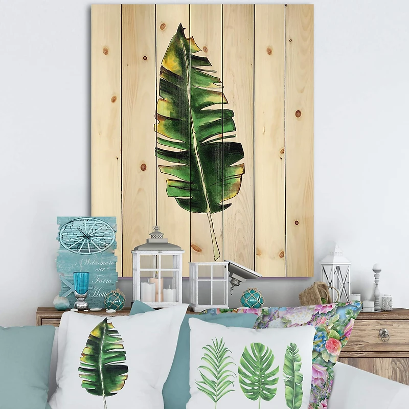 Designart - Single Banana Leaf
