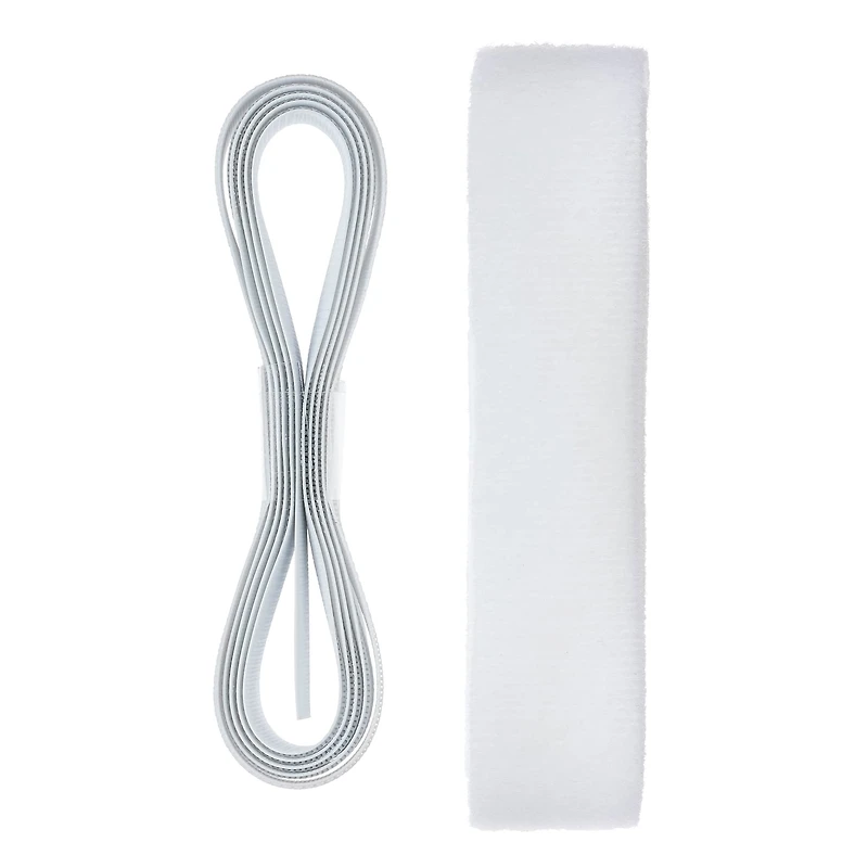 VELCRO® Brand Sleek & Thin™ White Sew On Fastener Roll