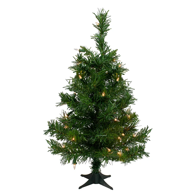 2ft. Pre-Lit Royal Pine Artificial Christmas Tree, Clear Lights