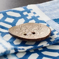 Large Coconut Design Button By Loops & Threads®