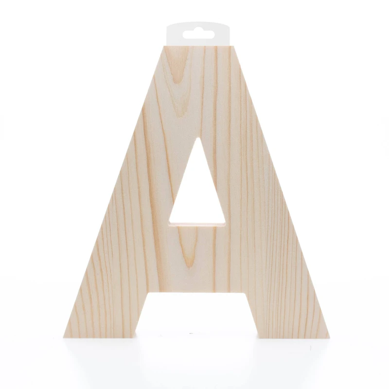 Hampton Art Wood Letter Chunky 8" O