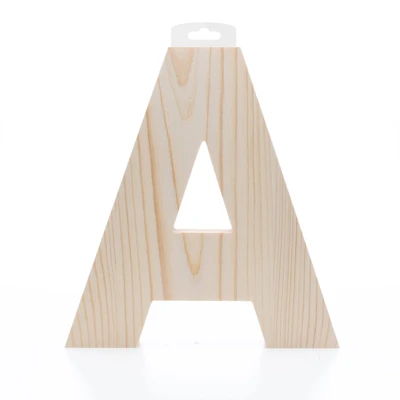 Hampton Art Wood Letter Chunky 8" O