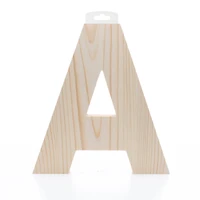 Hampton Art Wood Letter Chunky 8" O