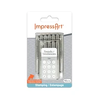 ImpressArt® 3mm Trends Metal Stamps Pack