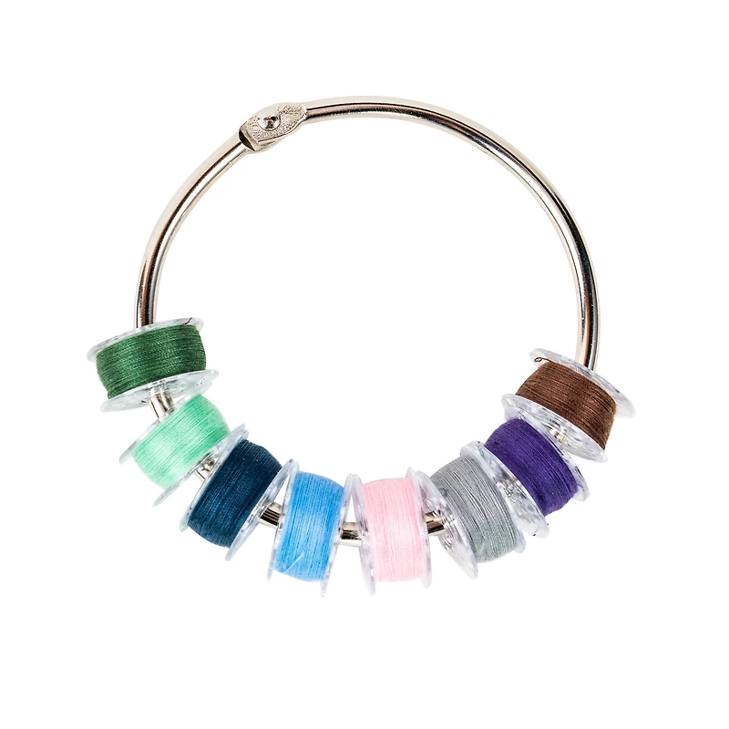 SINGER® Class 15J Sewing Bobbin & Storage Rings Set