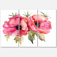 Designart - Stylized Poppy Flowers