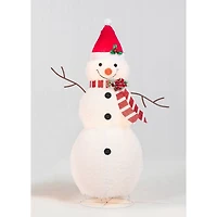 2-Piece Pop-Up Snowmen Sculpture Set