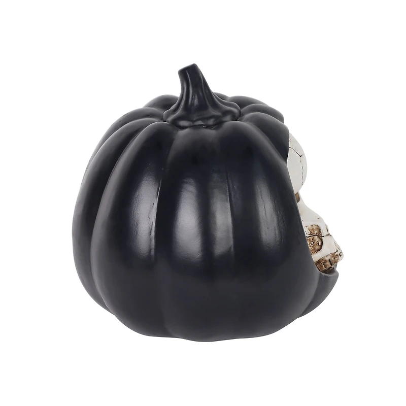 5.75" Skull Pumpkin LED Tabletop Accent by Ashland®