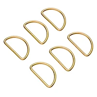 44mm Gold D Rings, 8ct. by Bead Landing™