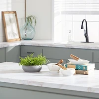 The Novogratz White Marble Natural Mortar & Pestle Set