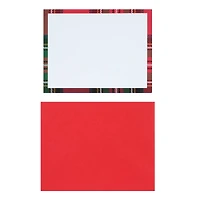 Plaid Card & Envelope Set by Recollections™