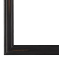 16" x 20" Black Open Back Frame With Brown Wash by Studio Décor®