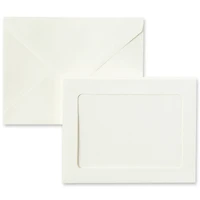 12 Packs: 10 ct. (120 total) 5" x 7" Ivory Frame Cards & Envelopes by Recollections™