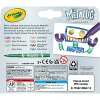 Crayola® Metallic Markers, 3 Packs of 8