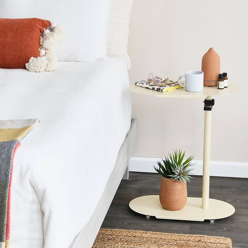 Hello Honey® Modern Adjustable C-Shaped End Table