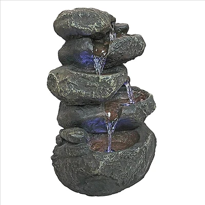 Design Toscano Anchor Falls Cascading Garden Fountain