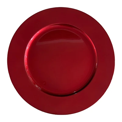 13" Red Charger Plate by Celebrate It™