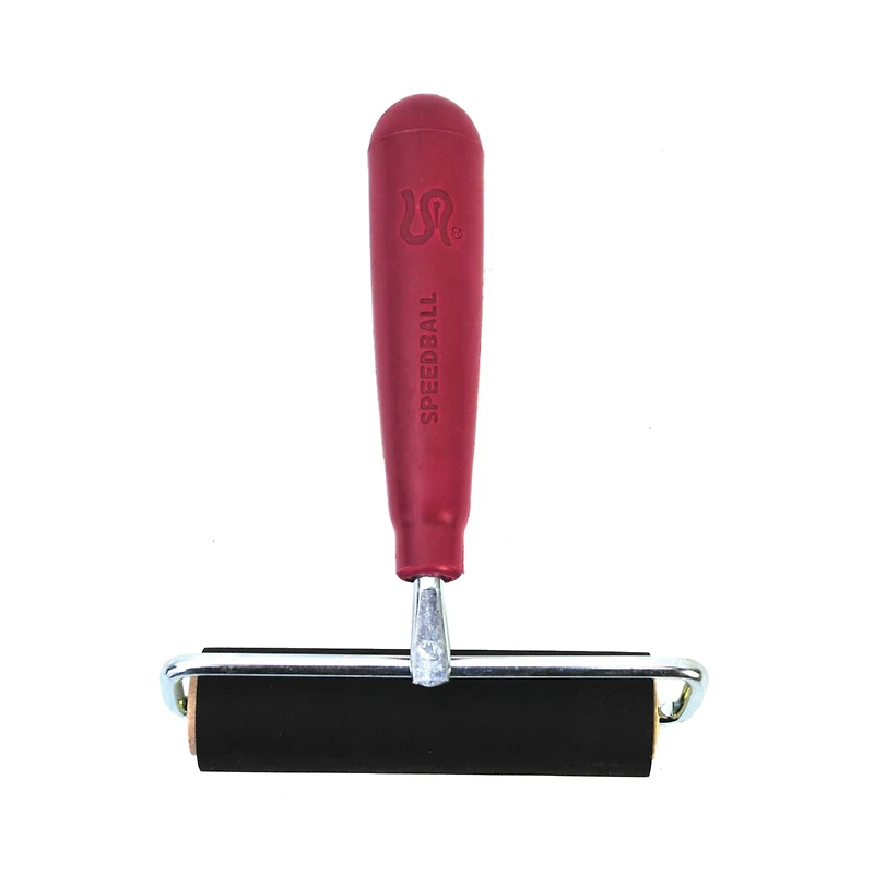 Speedball® 4" Deluxe No. Hard Rubber Brayer