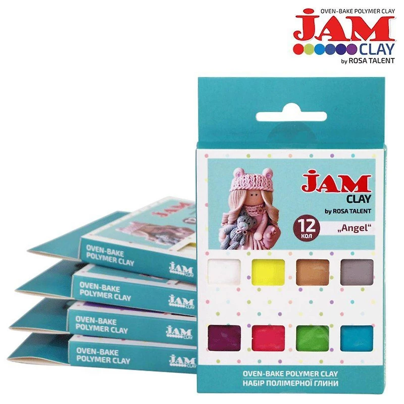 Rosa Talent Jam Clay Angel Oven-Bake Polymer Clay Set