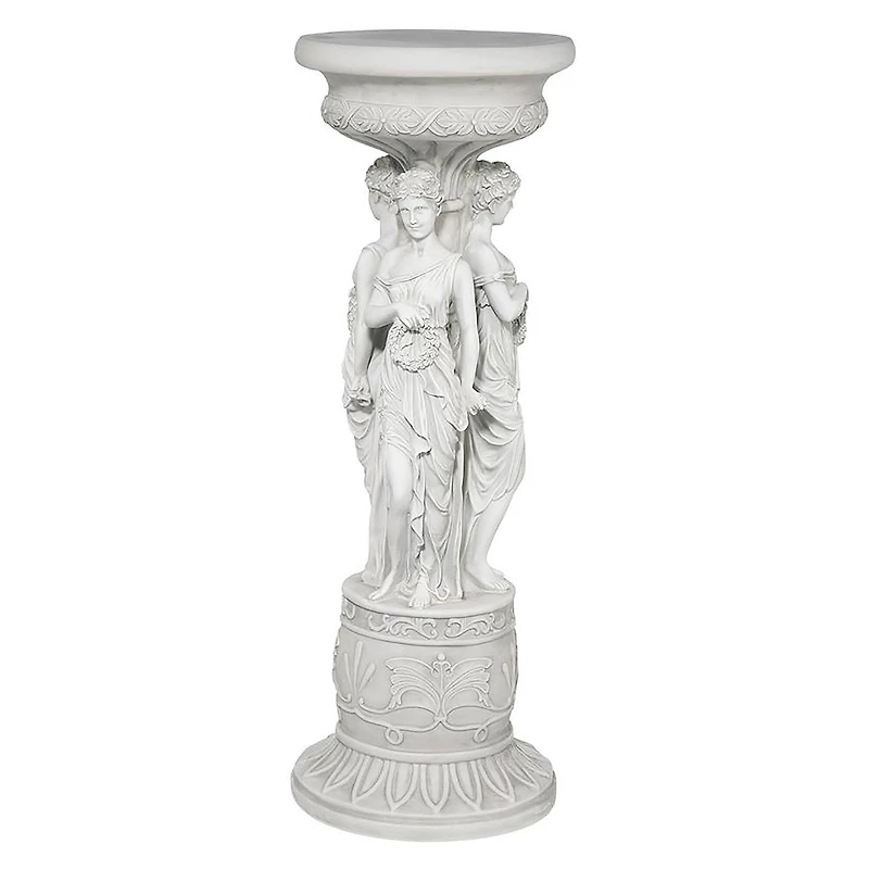 Design Toscano 28" Chatsworth Manor Neoclassical Sculptural Pedestal