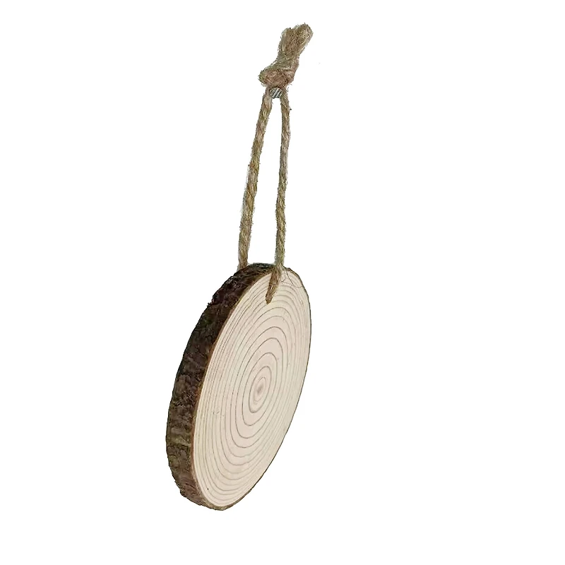 4" Rustic Round DIY Pinewood Ornaments, 5ct. by Ashland®