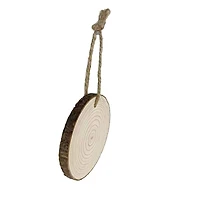 4" Rustic Round DIY Pinewood Ornaments, 5ct. by Ashland®