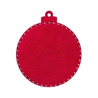 Wonderland Crafts Snowy Home Ornament Bead Embroidery on Wood Kit