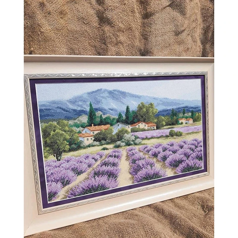 Charivna Mit Cross Stitch Kit Mountain Lavender