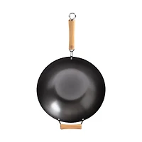 Joyce Chen 14" Carbon Steel Nonstick Wok with Birch Handles