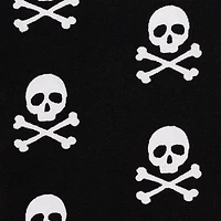 Black Skull Fabric By Loops & Threads®