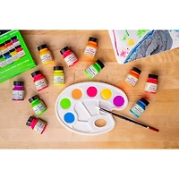 12 Packs: 12 ct. (144 total) Angelus® Neon Acrylic Leather Paint Kit