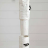 3ft. Pre-Lit White Birch Artificial Tree, Warm White LED Lights