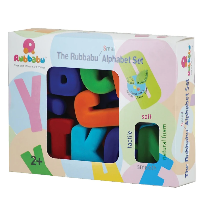Rubbabu Bright Squishy Alphabet Set