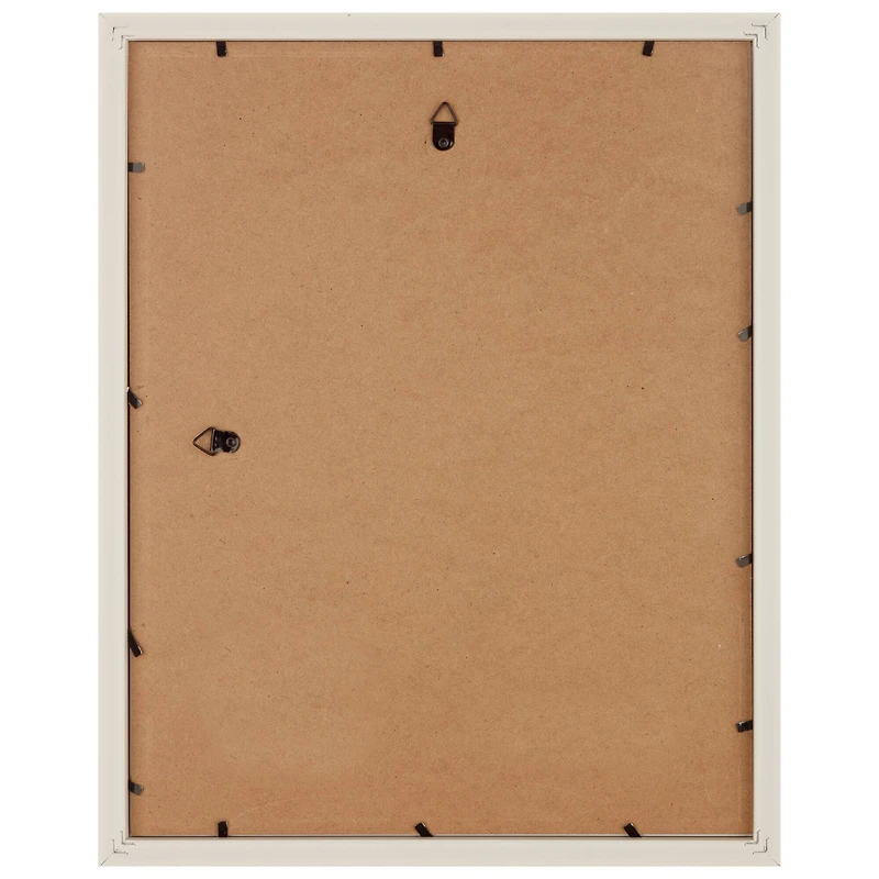 Aspect White Narrow Frame With Mat by Studio Décor