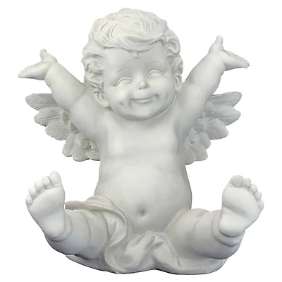 Design Toscano 11.5" Topsy, The Tumbling Cherub Statue