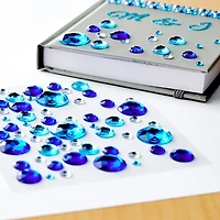 Blue Mixed Gem Bling Sticker Sheet By Recollections™
