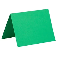 JAM Paper Green Blank Foldover Cards