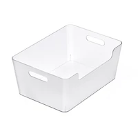 12 Pack: Large Clear Open Storage Bin by Simply Tidy®