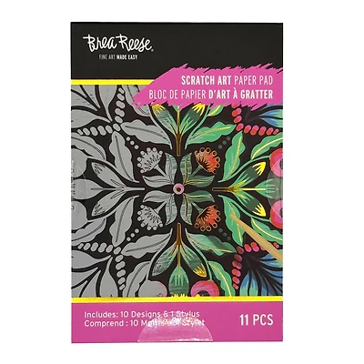 Brea Reese™ Mini Mandala Scratch Art Paper Pad