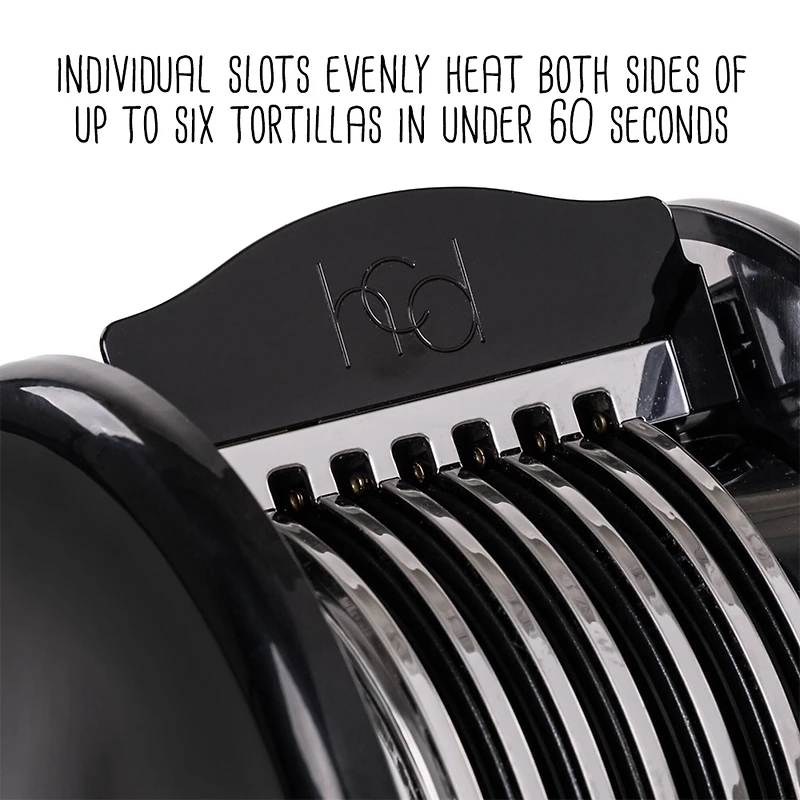 Honey Can Do Black Electric Tortilla Toaster