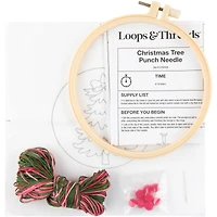 6" Holiday Tree Punch Needle Kit by Loops & Threads®