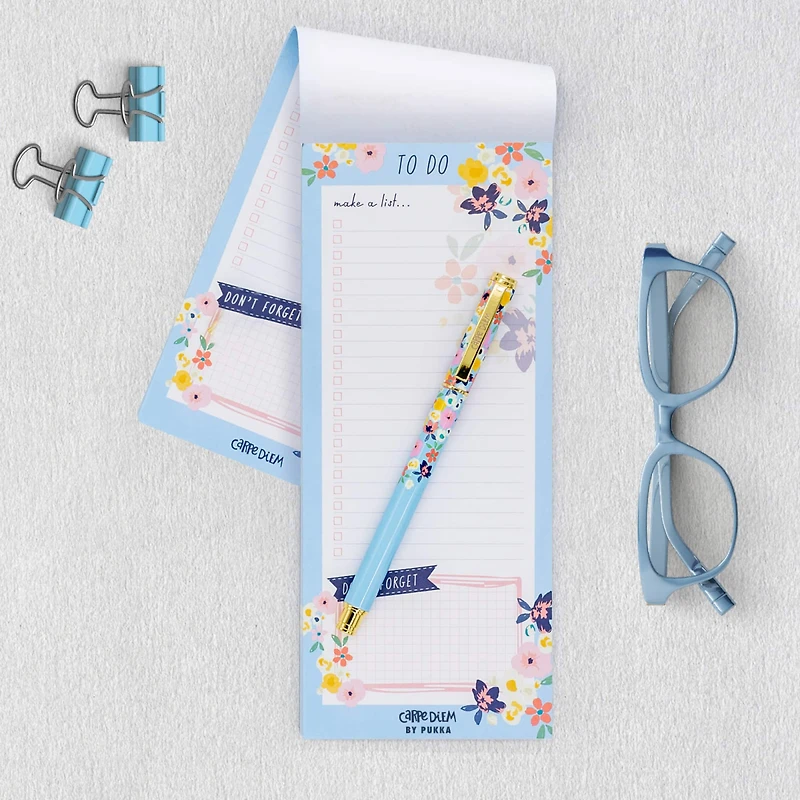 Pukka Pads Magnetic Ditzy Floral To Do List Notepads, 6ct.