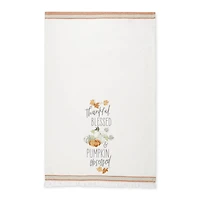 DII® Autumn Pumpkins Printed Dishtowel Set