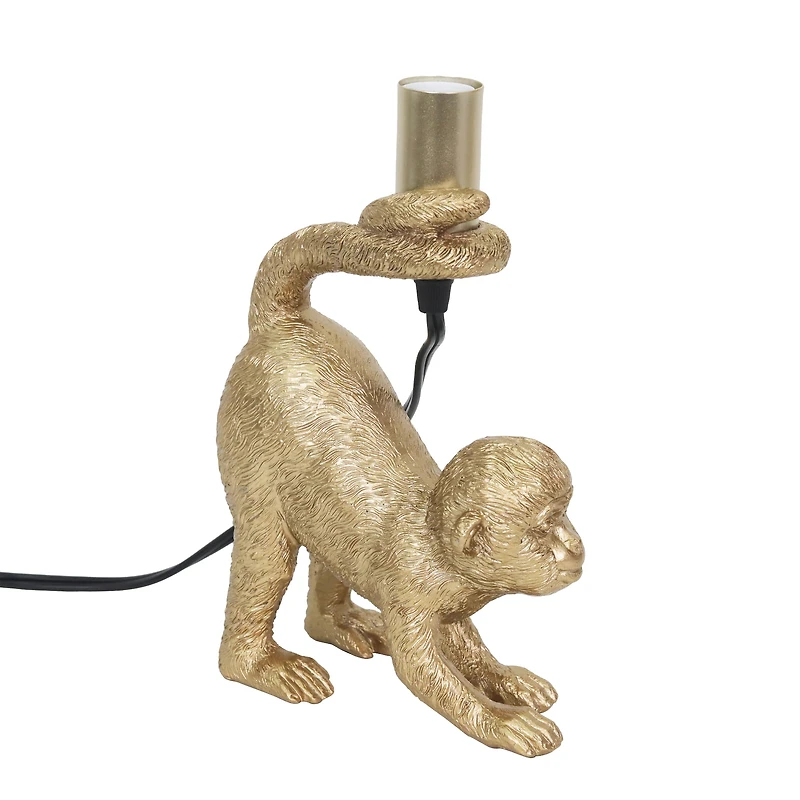 9.5" Gold Monkey Tabletop Lamp by Ashland®