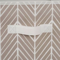 DII® 11" Stone Herringbone Storage Cube, 2ct.