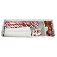 DII® Snowflake Wrap Paper Storage