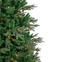 6.5ft. Pre-Lit Hudson Fir Full Artificial Christmas Tree, Warm White LED Lights